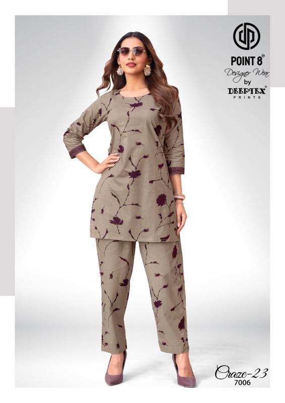 Deeptex craze vol-7 coord set wholesale for women